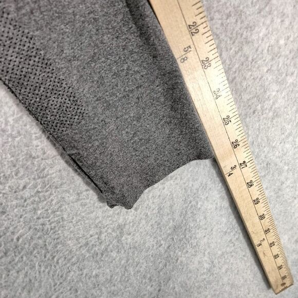 Zyia Active Athletic Compression Tee Wmns M Gray Long Sleeve Thumbholes Stretch - Picture 5 of 11